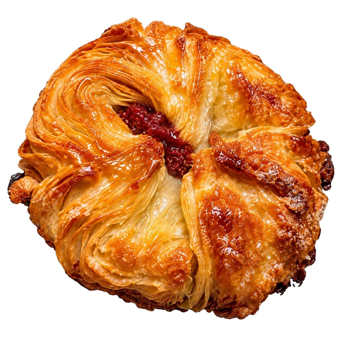 Raspberry Kouign-Amann